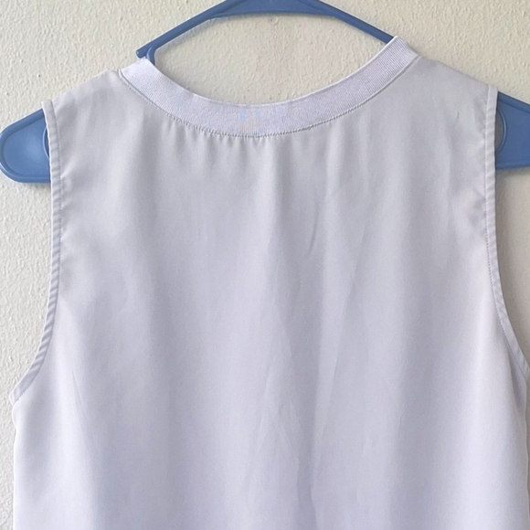 Olivia Grey Light Gray Sleeveless Women's Top Size XS - Picture 3 of 6